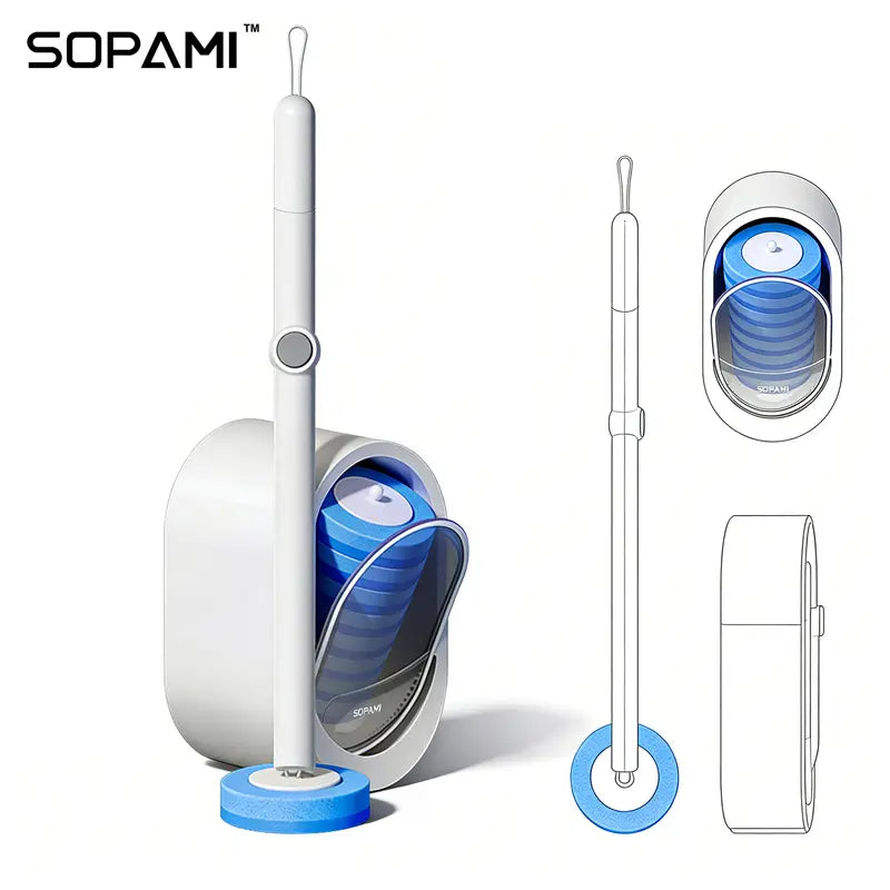 Fresh-Scent Disposable Toilet Brush – The Modern Way to Keep Your Bathroom Spotless