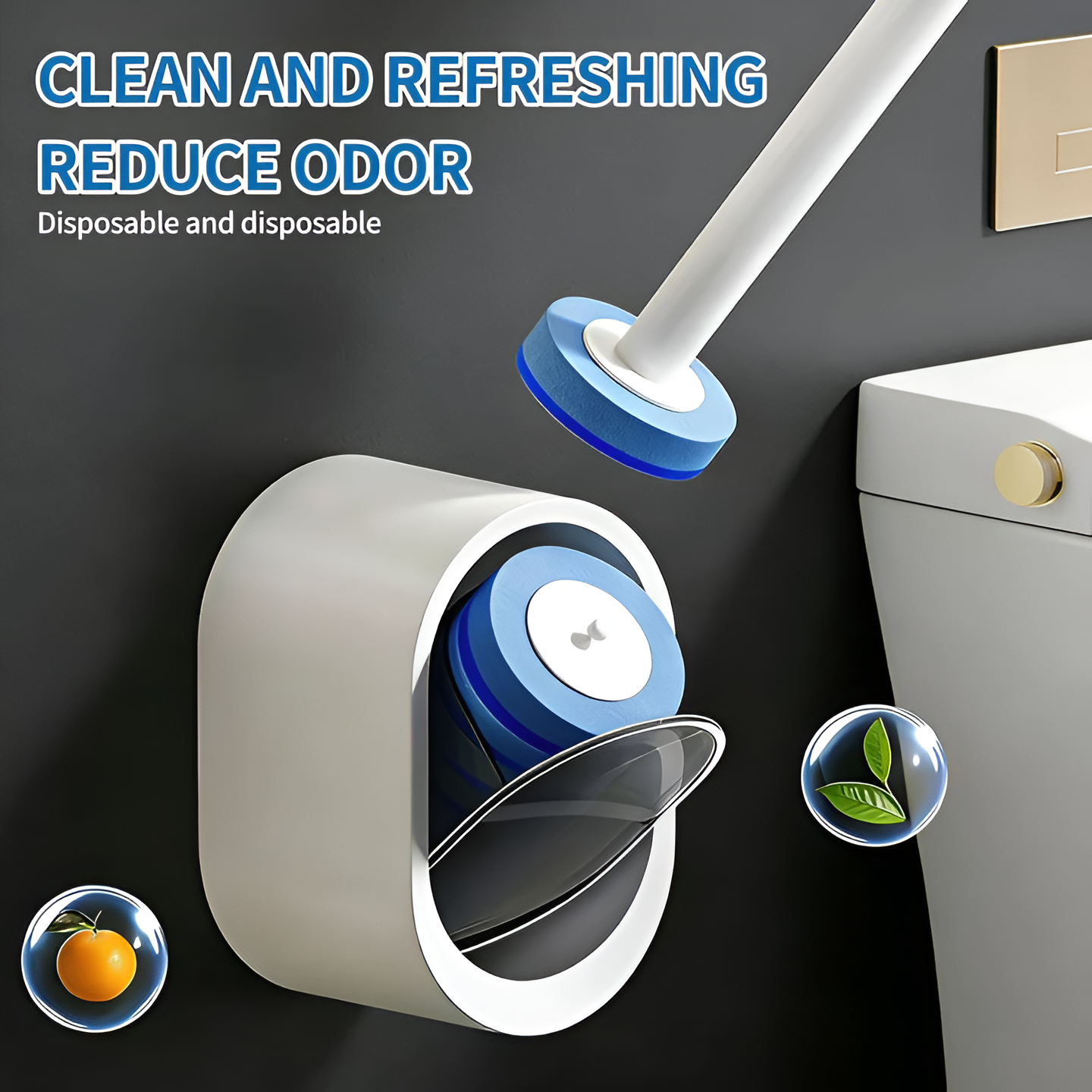 Fresh-Scent Disposable Toilet Brush – The Modern Way to Keep Your Bathroom Spotless